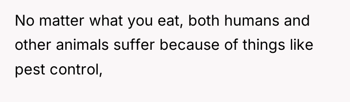 No matter what you eat, both humans and other animals...