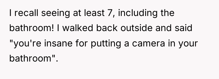 I recall seeing at least 7, including the bathroom! I...