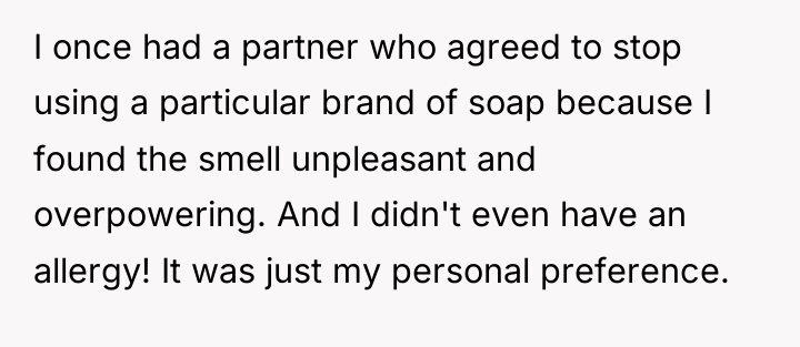 I once had a partner who agreed to stop using...