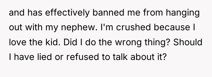 and has effectively banned me from hanging out with my...