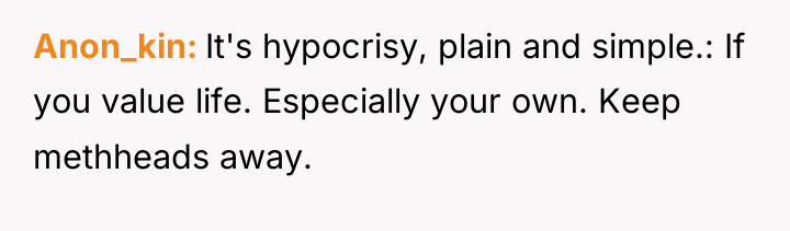 Anon_kin It's hypocrisy, plain and simple.: If you value life....