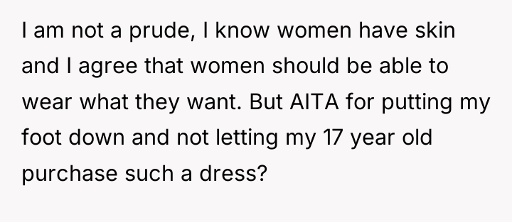 I am not a prude, I know women have skin...