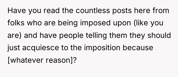 Have you read the countless posts here from folks who...