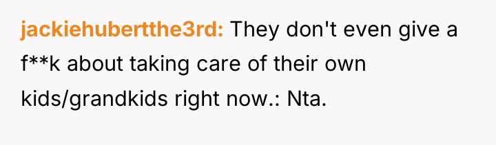 jackiehubertthe3rd They don't even give a f**k about taking care...