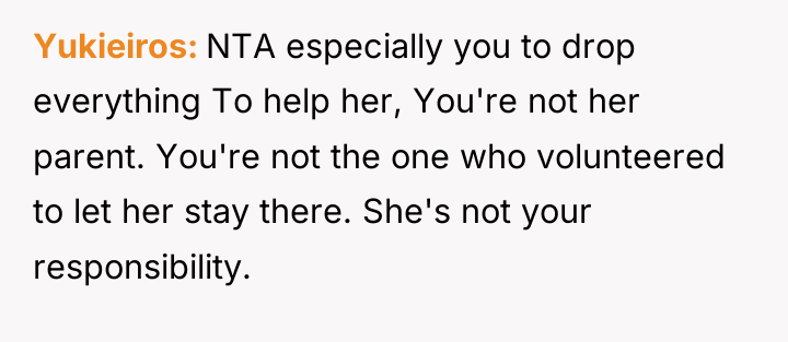 Yukieiros NTA especially you to drop everything To help her,...
