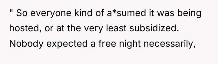" So everyone kind of a*sumed it was being hosted,...