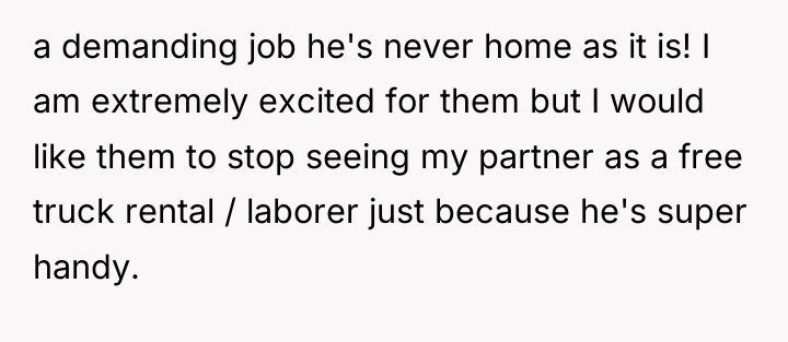 a demanding job he's never home as it is! I...