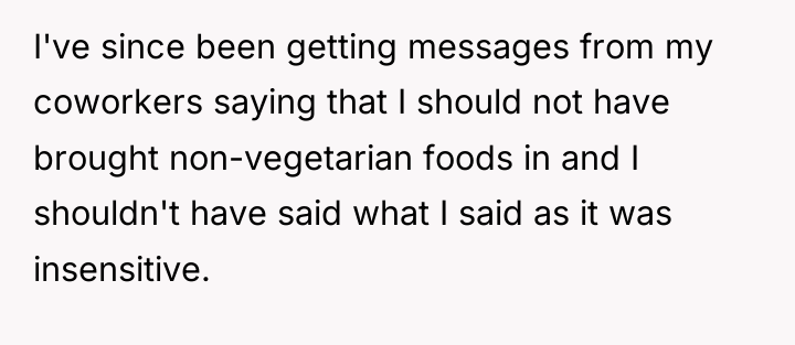 I've since been getting messages from my coworkers saying that...