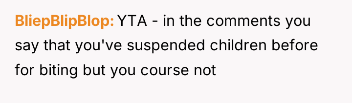 BliepBlipBlop YTA - in the comments you say that you've...