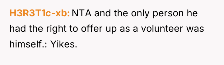 H3R3T1c-xb NTA and the only person he had the right...