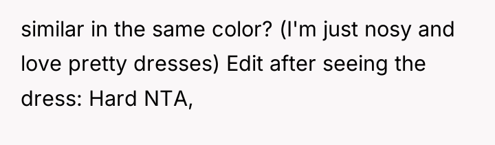 similar in the same color? (I'm just nosy and love...