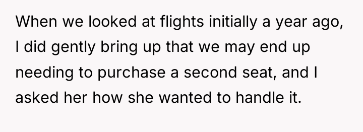 When we looked at flights initially a year ago, I...