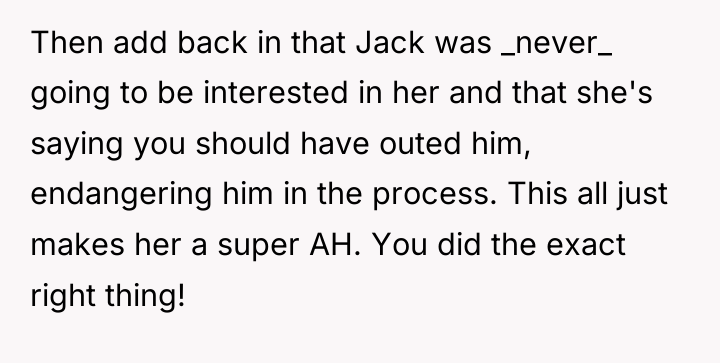 Then add back in that Jack was _never_ going to...