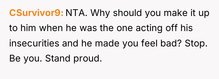 CSurvivor9 NTA. Why should you make it up to him...