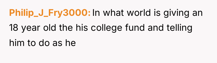 Philip_J_Fry3000 In what world is giving an 18 year old...