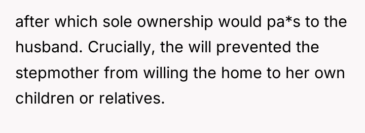 after which sole ownership would pa*s to the husband. Crucially,...