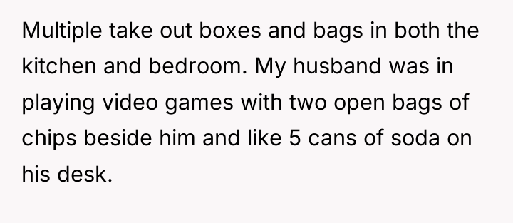 Multiple take out boxes and bags in both the kitchen...