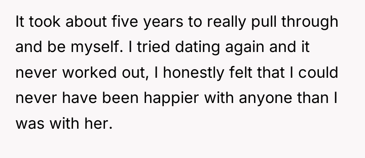 It took about five years to really pull through and...
