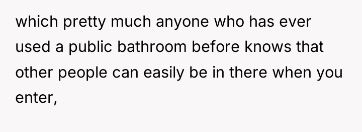 which pretty much anyone who has ever used a public...