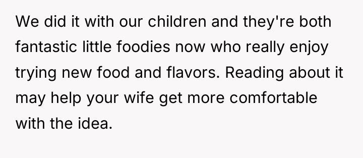 We did it with our children and they're both fantastic...