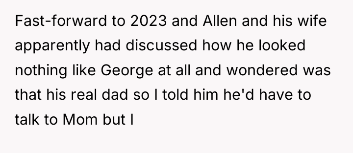 Fast-forward to 2023 and Allen and his wife apparently had...