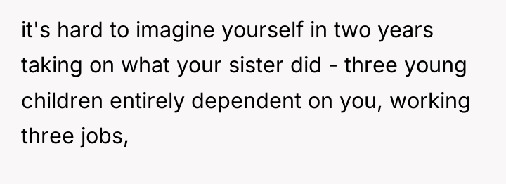 it's hard to imagine yourself in two years taking on...
