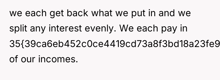 we each get back what we put in and we...