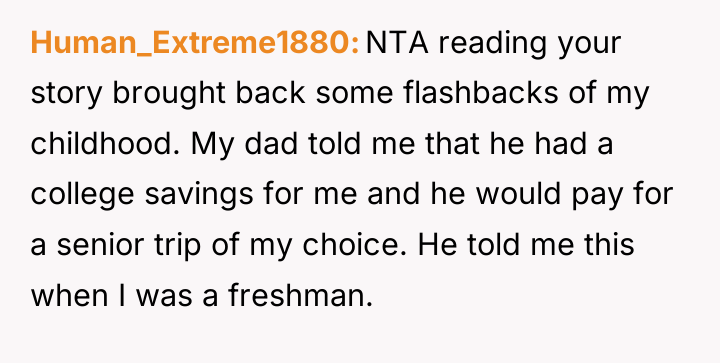 Human_Extreme1880 NTA reading your story brought back some flashbacks of...