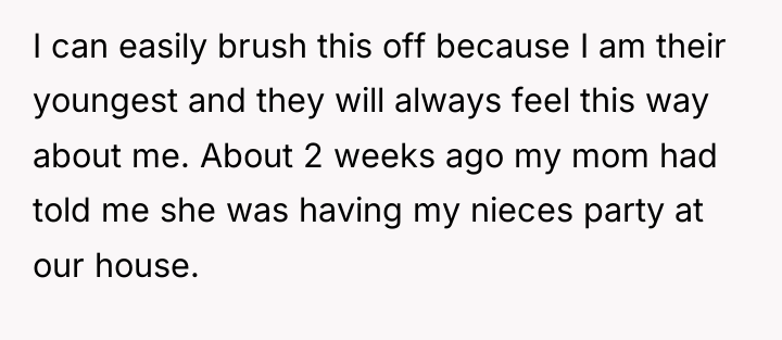 I can easily brush this off because I am their...