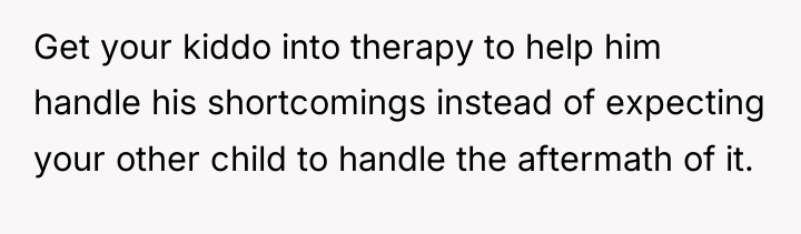 Get your kiddo into therapy to help him handle his...