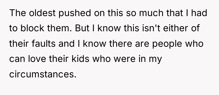 The oldest pushed on this so much that I had...