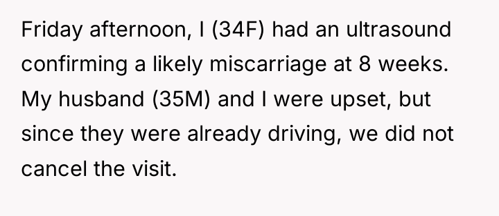 Friday afternoon, I (34F) had an ultrasound confirming a likely...