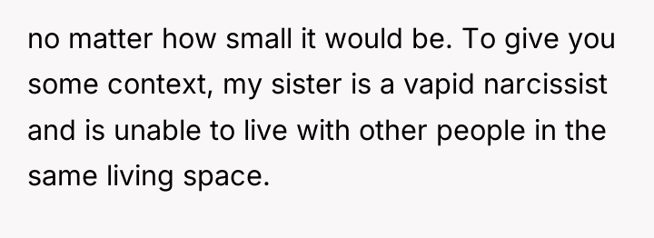 no matter how small it would be. To give you...