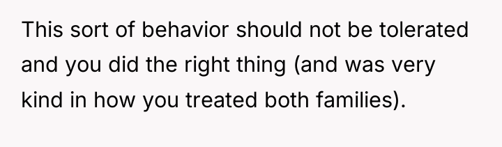 This sort of behavior should not be tolerated and you...