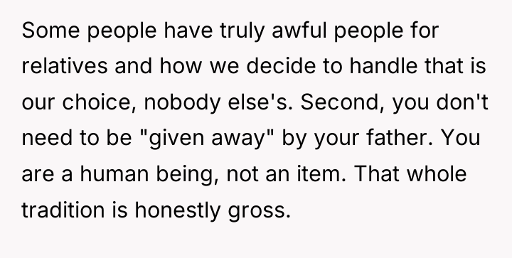 Some people have truly awful people for relatives and how...