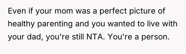 Even if your mom was a perfect picture of healthy...