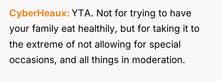 CyberHeaux YTA. Not for trying to have your family eat...