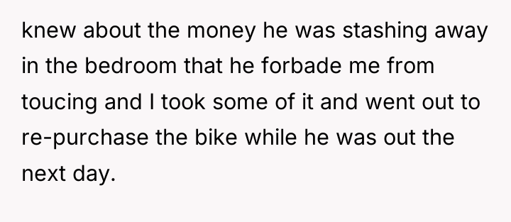knew about the money he was stashing away in the...