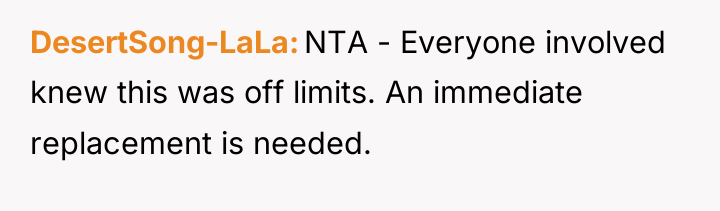 DesertSong-LaLa NTA - Everyone involved knew this was off limits....