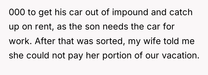 000 to get his car out of impound and catch...