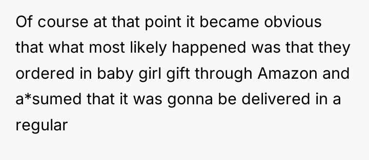 Of course at that point it became obvious that what...