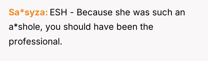 Sa*syza ESH - Because she was such an a*shole, you...