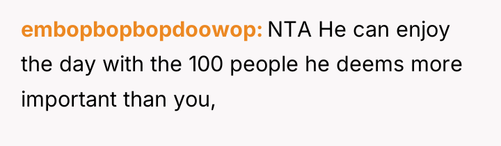 embopbopbopdoowop NTA He can enjoy the day with the 100...