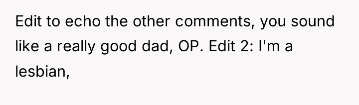 Edit to echo the other comments, you sound like a...