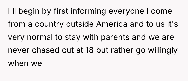 I'll begin by first informing everyone I come from a...