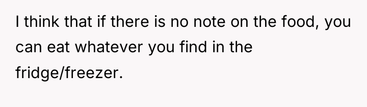 I think that if there is no note on the...