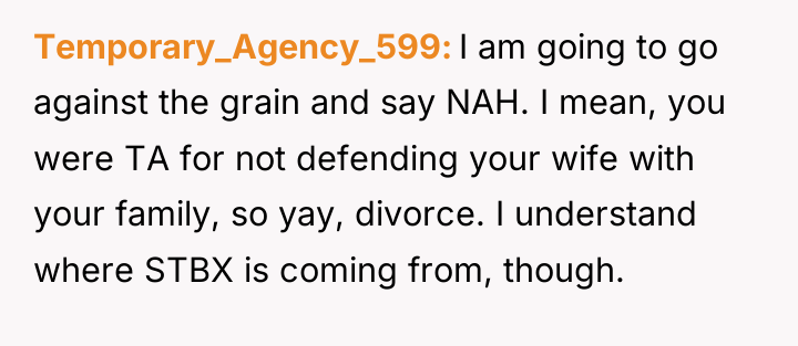 Temporary_Agency_599 I am going to go against the grain and...