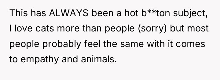 This has ALWAYS been a hot b**ton subject, I love...