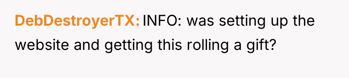 DebDestroyerTX INFO: was setting up the website and getting this...