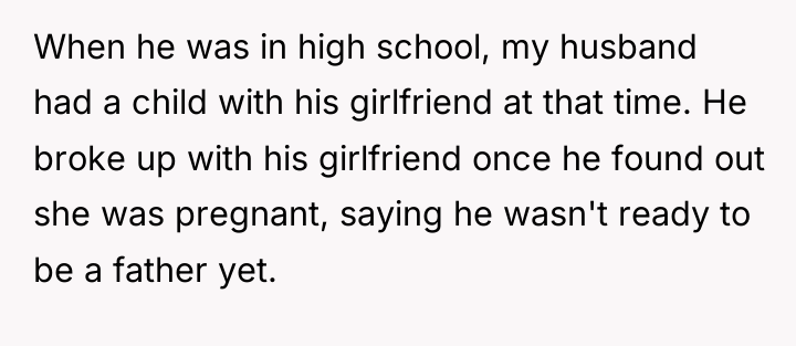 When he was in high school, my husband had a...